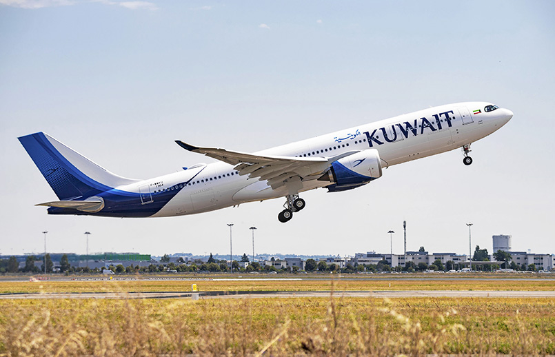 Airbus A330-800 de Kuwait Airways.