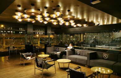 Sala VIP El Dorado Lounge de Bogotá.