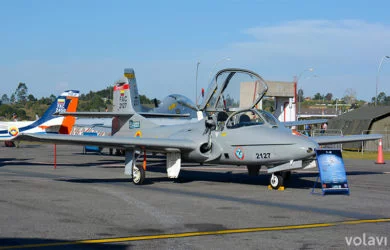 Cessna T-37B "Tweet" de la Fuerza Aérea Colombiana (FAC).