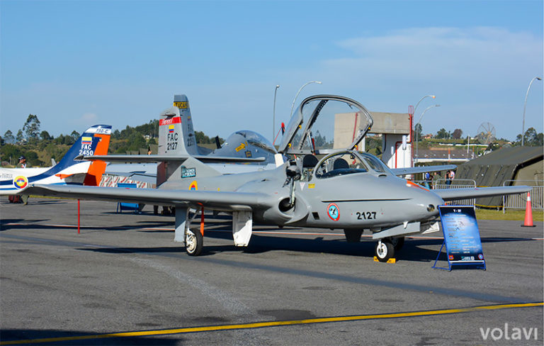 Cessna T-37B "Tweet" de la Fuerza Aérea Colombiana (FAC).