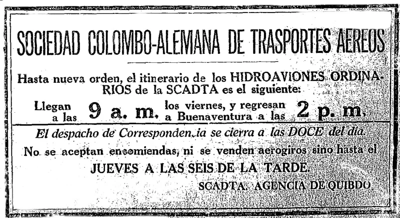 Aeropuerto El Caraño de Quibdó, Chocó.