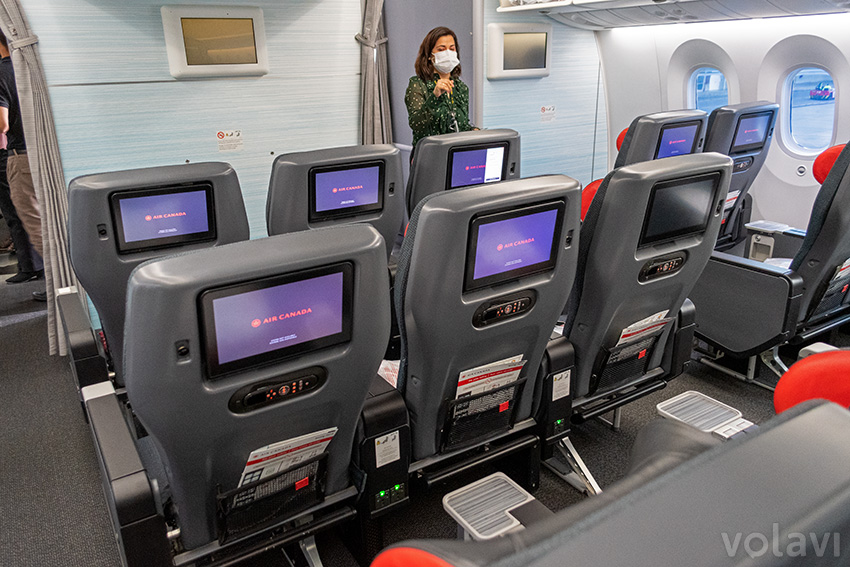 Premium Economy de Air Canada en un Boeing 787-9.