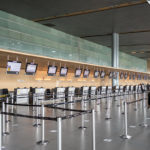 Área de registro (check-in), del aeropuerto internacional Eldorado de Bogotá.