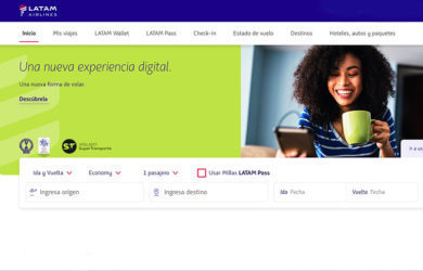 Nueva experiencia digital de LATAM Airlines en Colombia.