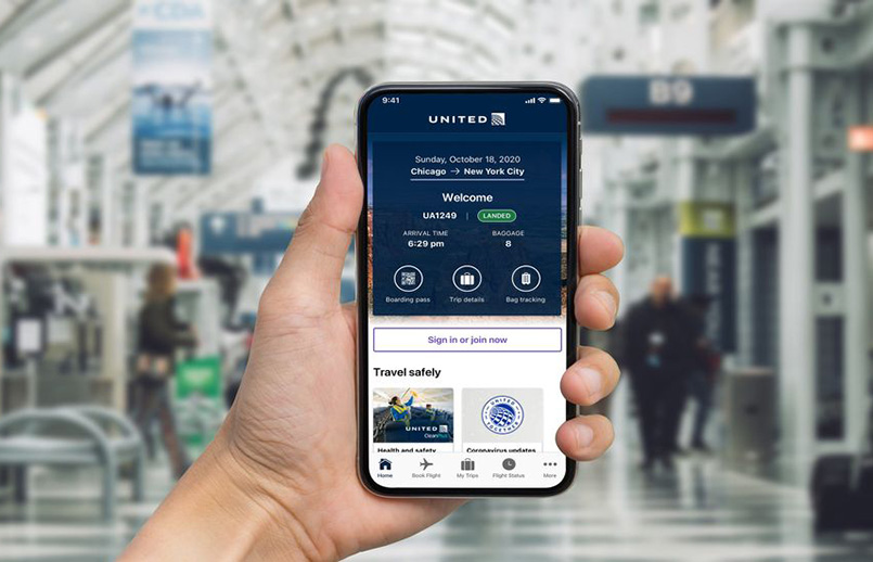 Nueva Aplicación (App) de United Airlines.
