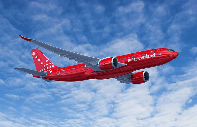 Prototipo de un Airbus A330neo de Air Greenland.