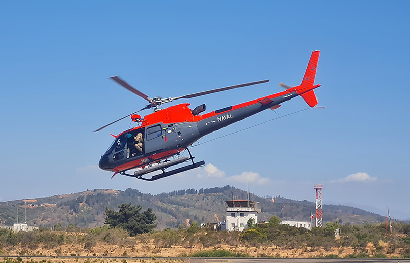 Airbus Helicopters H125 de la Armada de Chile.
