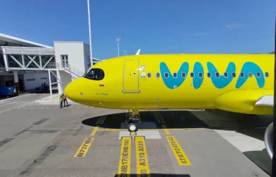 Vuelo inaugural de Viva Air entre Cali y Santa Marta.