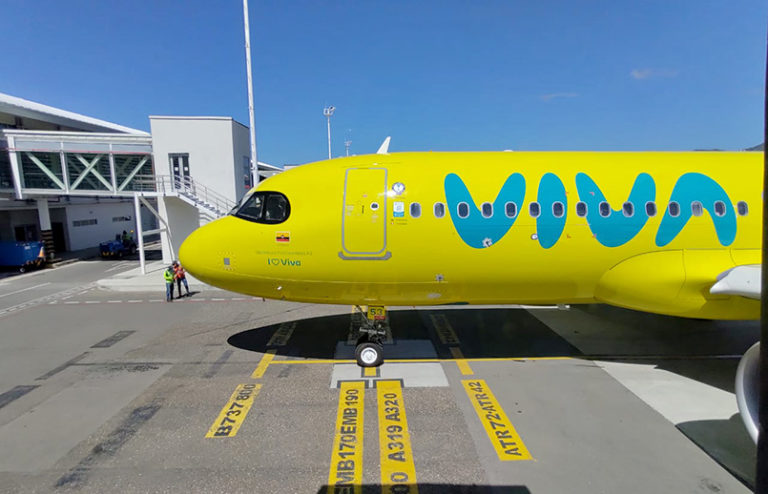 Vuelo inaugural de Viva Air entre Cali y Santa Marta.