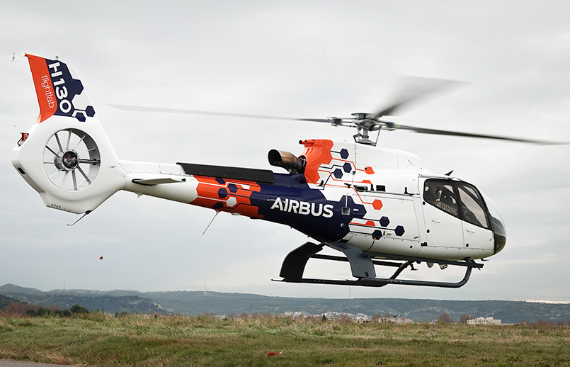 Flightlab de Airbus Helicopters, un H130.