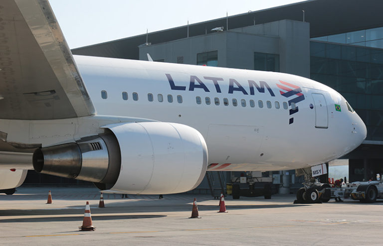 Boeing 767-300 de LATAM Airlines en Brasil.