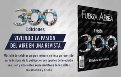 Edición No. 300 de la Revista Aeronáutica.
