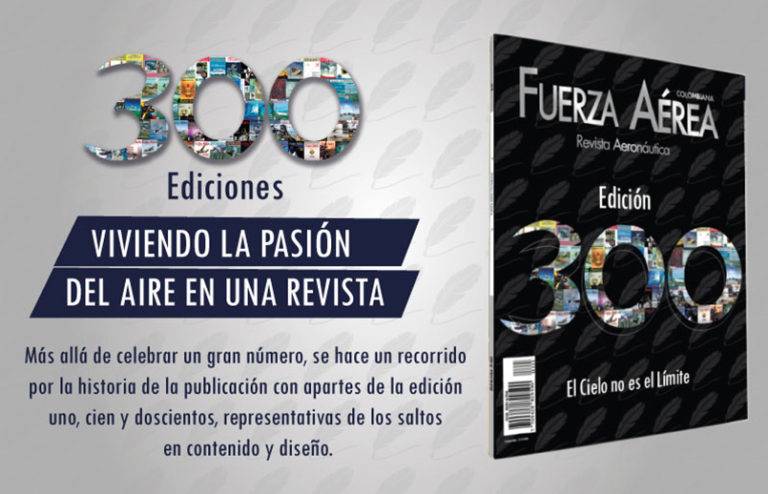 Edición No. 300 de la Revista Aeronáutica.