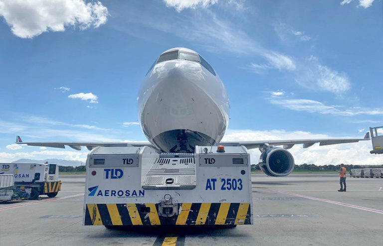 Transporte de flores por San Valentín 2021.