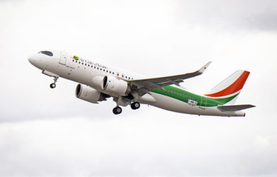 Primer Airbus A320neo de Air Côte d’Ivoire.