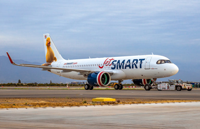 Airbus A320neo de JetSmart entregado con biocombustible.