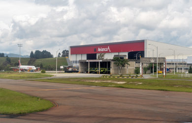 Centro de Mantenimiento (MRO) de Avianca en Rionegro.