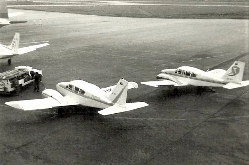 HK-1021 y HK-1377 de TARCA en Eldorado (1969).. HK-1021 y HK-1377 de TARCA en Eldorado (1969)..