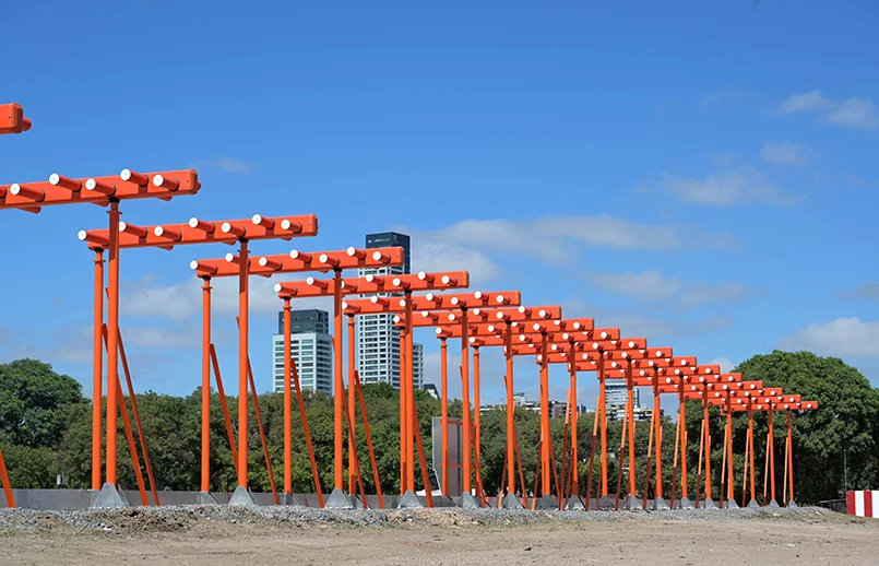 Nuevos sistemas de navegación del Aeroparque Jorge Newbery de Buenos Aires.