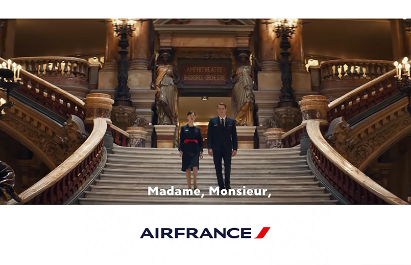 Nuevo video de seguridad de Air France.