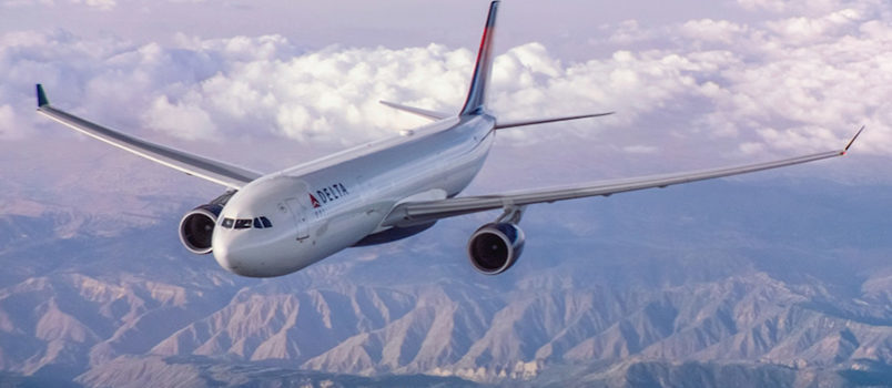 Airbus A330 de Delta Air Lines en vuelo.