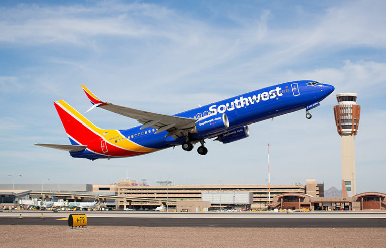 Boeing 737 MAX 8 de Southwest.