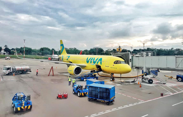 Airbus A320neo de Viva Air en Cúcuta.