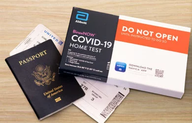 Prueba rápida de Covid-19 de Abbott en alianza con United.