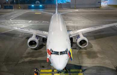 Boeing 737-800 de Wingo en Lima.