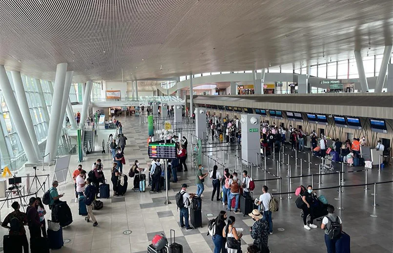 Terminal del aeropuerto Matecaña de Pereira.