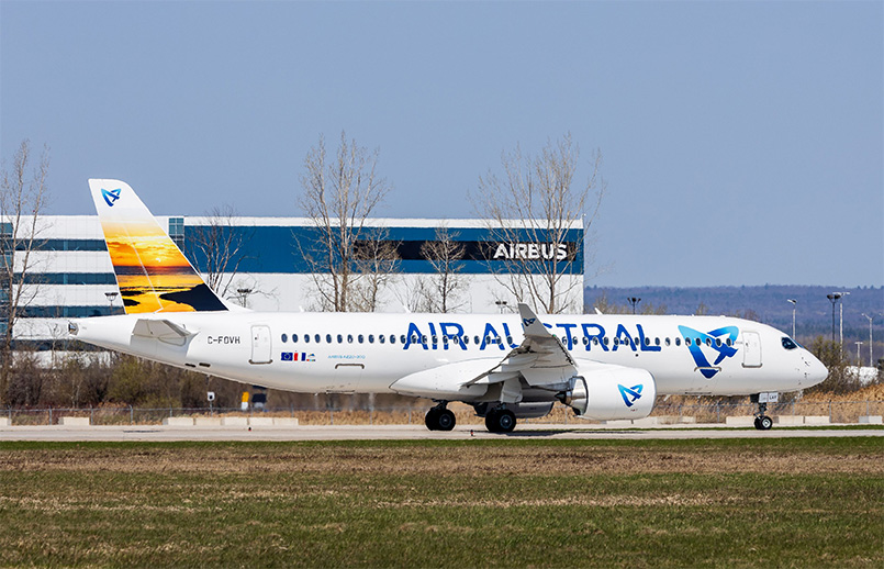 Primer Airbus A220-300 para Air Austral.