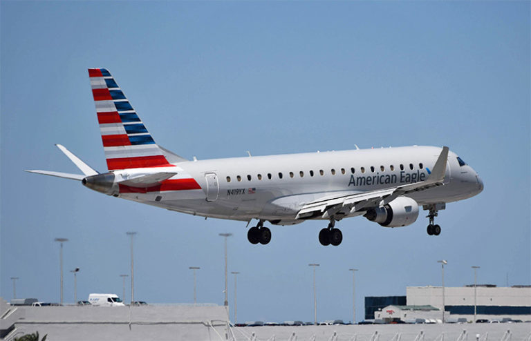 Embraer 175 de American Airlines en Miami.