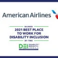 Reconocimiento al índice de igualdad en discapacidad de American Airlines.