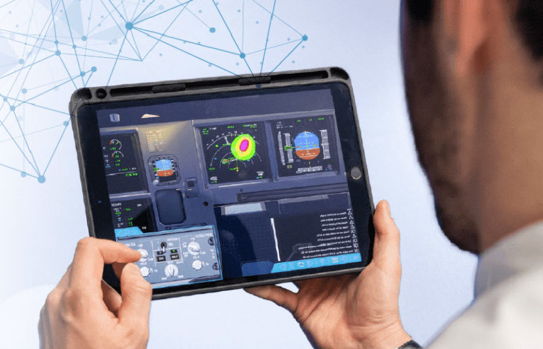 Servicio de formación de pilotos en la nube de Airbus.