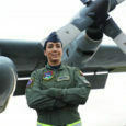 Andrea Silvana Díaz Bohórquez, teniente coronel al mando del Hércules C-130 de la FAC.