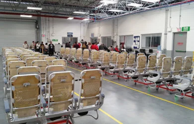 Asientos de Avianca en el MRO.