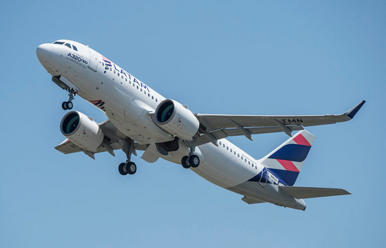 Airbus A320neo de LATAM Airlines.