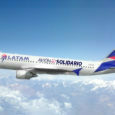 Avión solidario de LATAM Airlines.