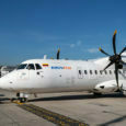 ATR 42-600 de EasyFly en el Terminal Puente Aéreo de Bogotá.