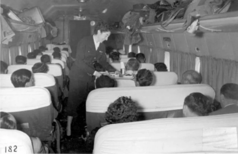 Primer vuelo de Iberia a América Latina.