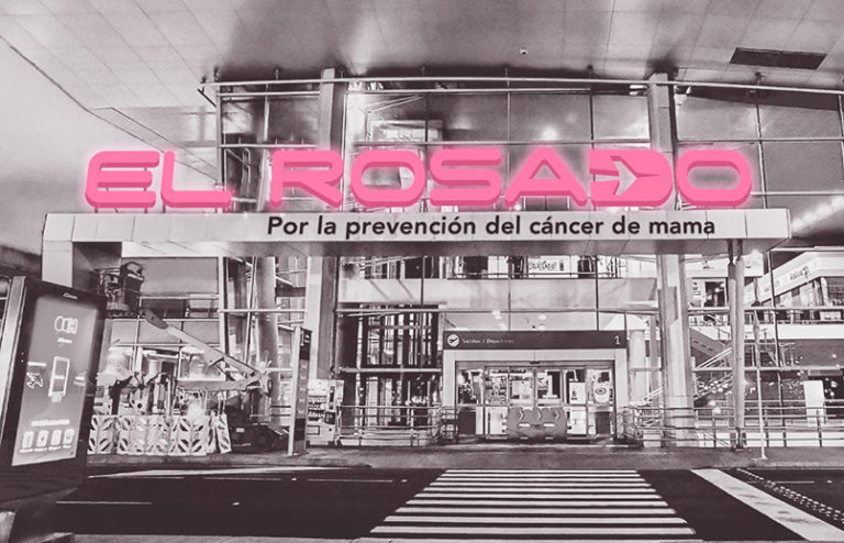 Transformación de la facha del aeropuerto Eldorado por El Rosado.
