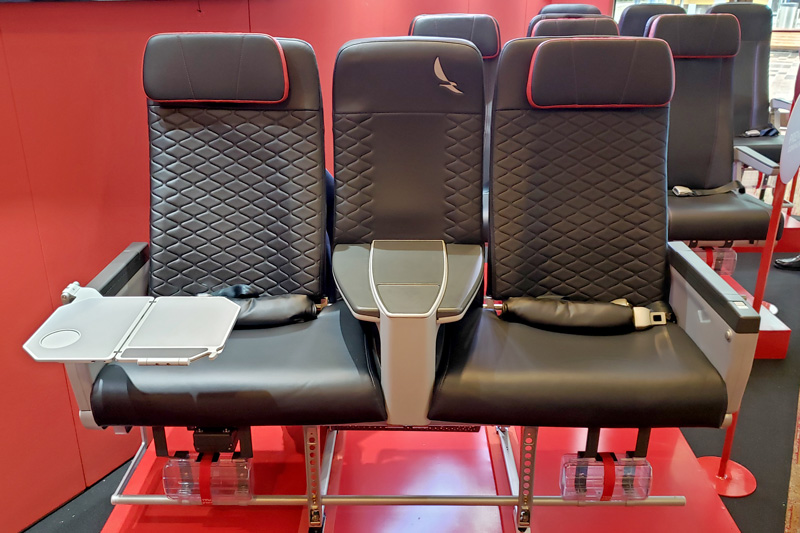 Nuevas sillas "Premium" de Avianca en sus Airbus A320.