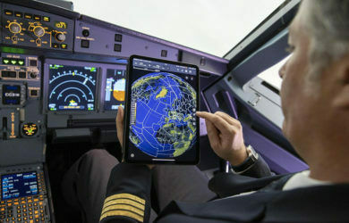 Nuevo asistente de vuelo electrónico de Airbus (Mission +).