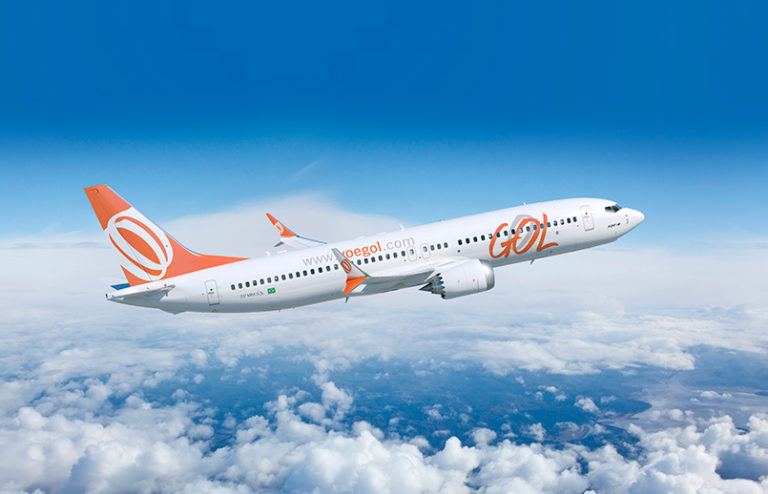 Prototipo de un Boeing 737 MAX de GOL.