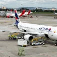 Airbus A320 de LATAM Airlines en Bogotá.