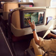 Sistema de entretenimiento a bordo de LATAM Airlines.