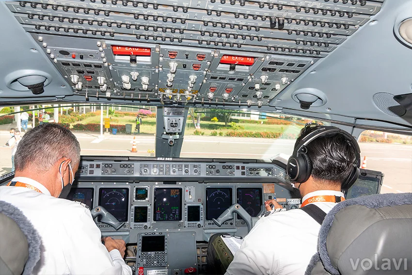 Vuelo inaugural de Sarpa entre Medellín y Riohacha (Embraer 145).