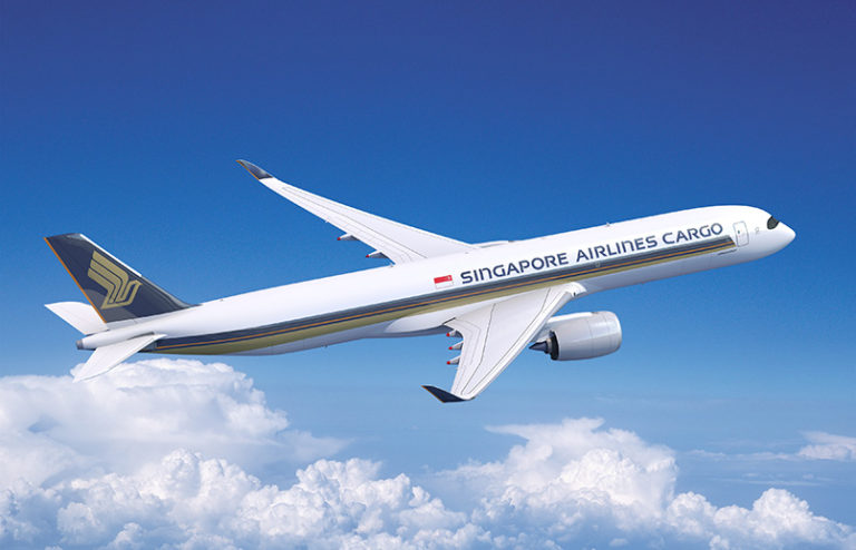 Prototipo de un Airbus A350F de Singapore Airlines.