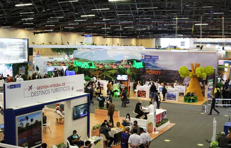 Vitrina Turística de ANATO 2021 en Bogotá.