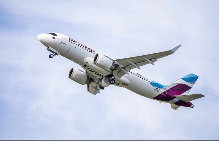 Airbus A320neo de Eurowings.